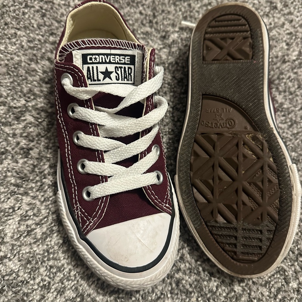 Converse Kids' Maroon All Star Sneakers